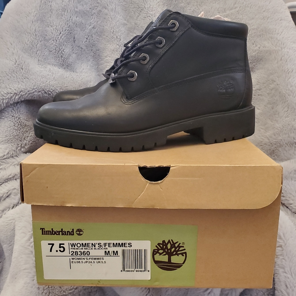 Nellie Black Timberlands